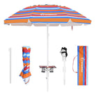 A beach umbrella carry bag makes transport effortless.