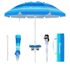 A beach umbrella carry bag makes transport effortless.