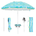 A beach umbrella carry bag makes transport effortless.