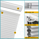 Experience maximum versatility with cordless cellular shades top down bottom up for flexible light control.