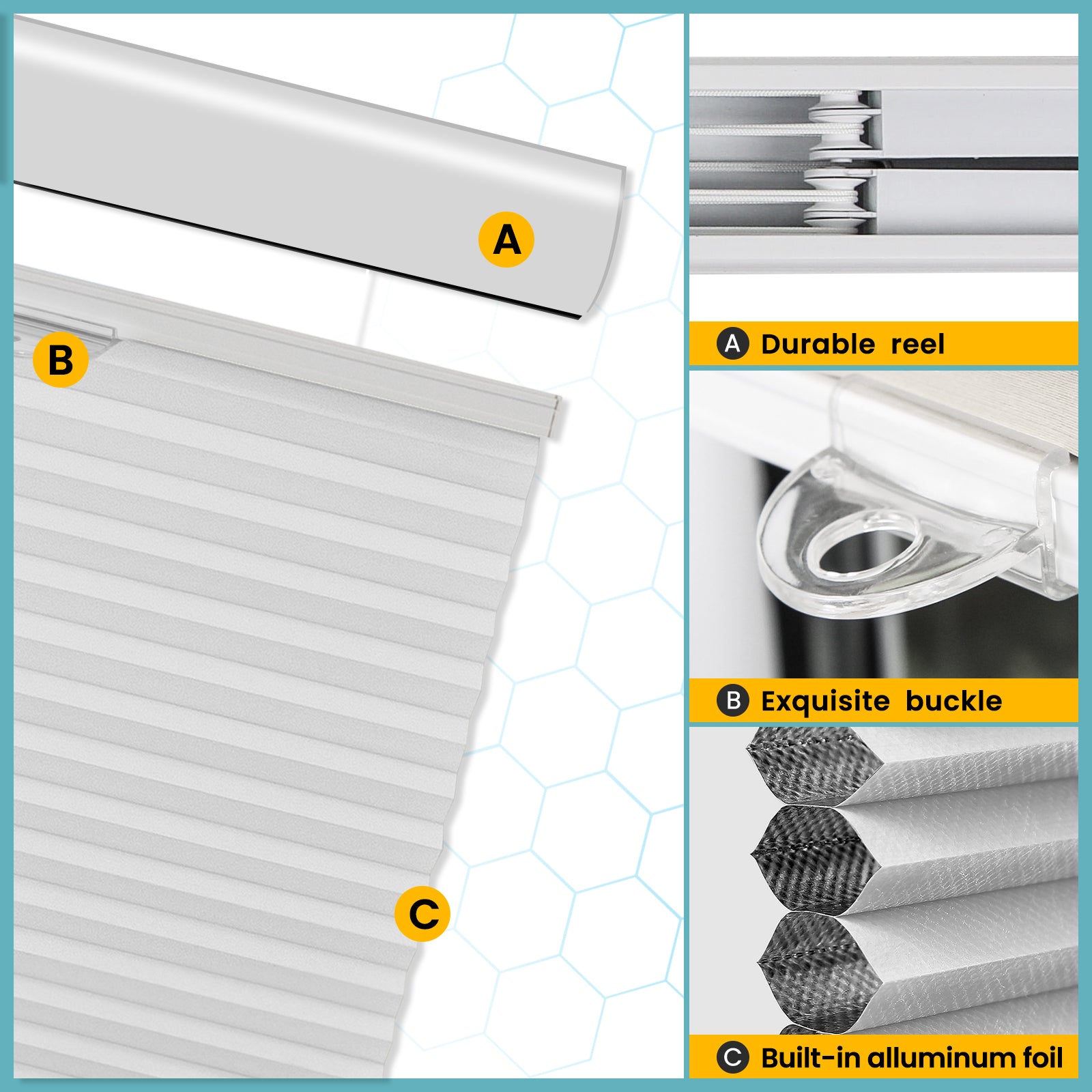 Experience maximum versatility with cordless cellular shades top down bottom up for flexible light control.