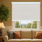 Control light effortlessly with window shades that smoothly raise and lower.