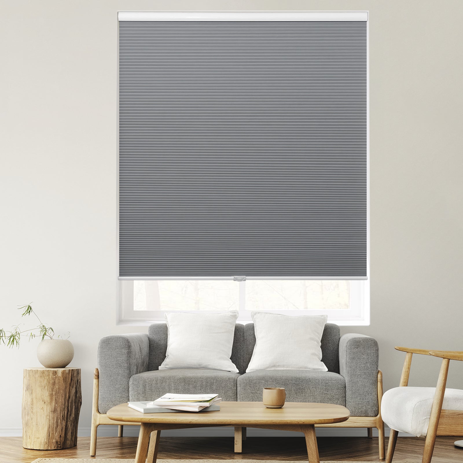 Cordless pleated window shades are a simple, elegant solution to enhance your home’s decor.