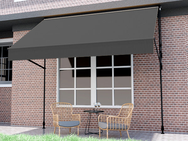 This sun shade exterior protects your home from direct sun.