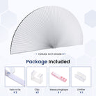 Enhance your decor with arch window paper shades, a stylish and practical window covering solution.