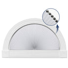 Keep the air flowing with arch window fan shades, designed to fit over arched windows for ventilation.