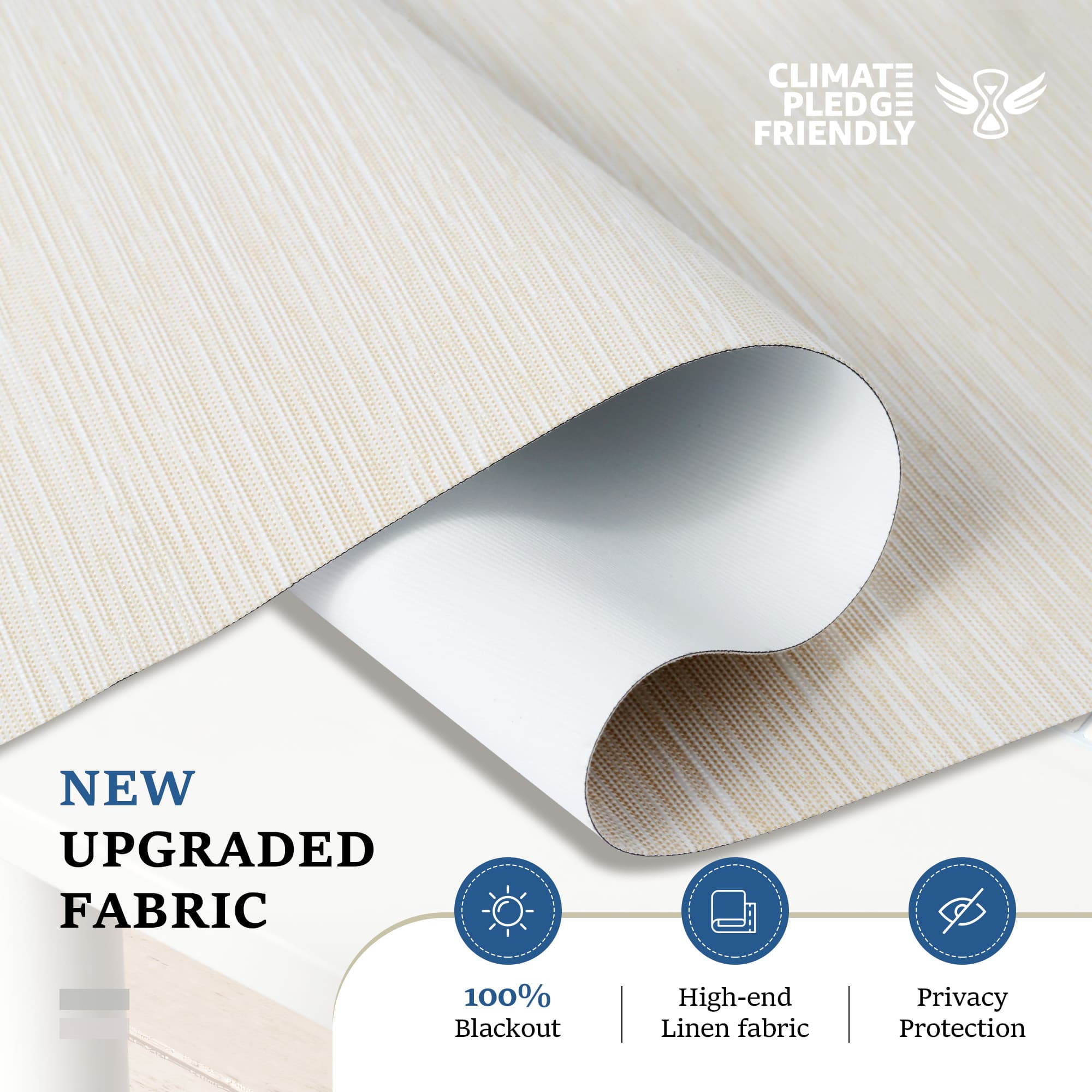 Blackout Sun Zero shades for complete darkness and sound reduction.