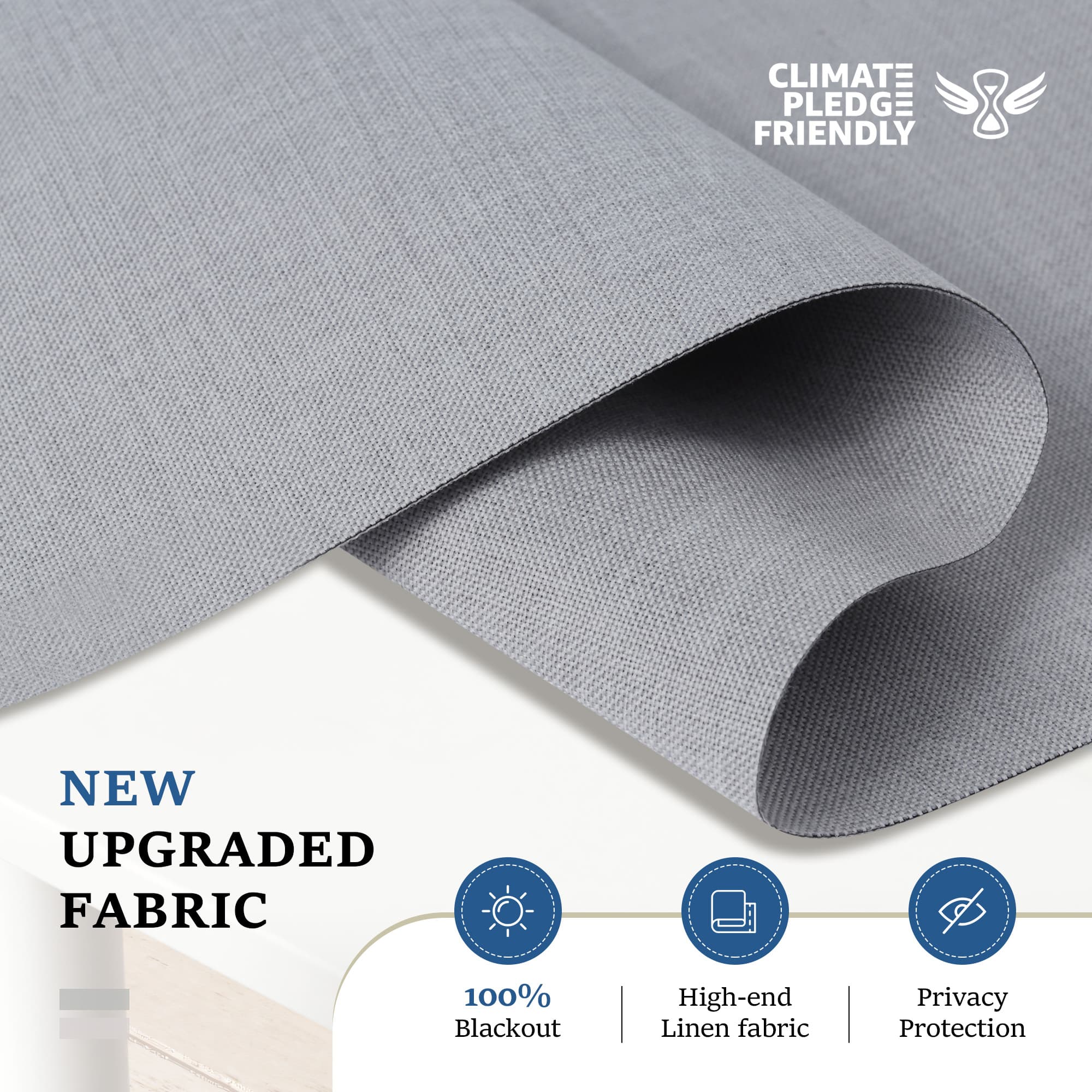 Blackout Sun Zero shades for complete darkness and sound reduction.