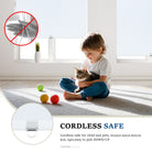 Blackout Sun Zero shades for complete darkness and sound reduction.