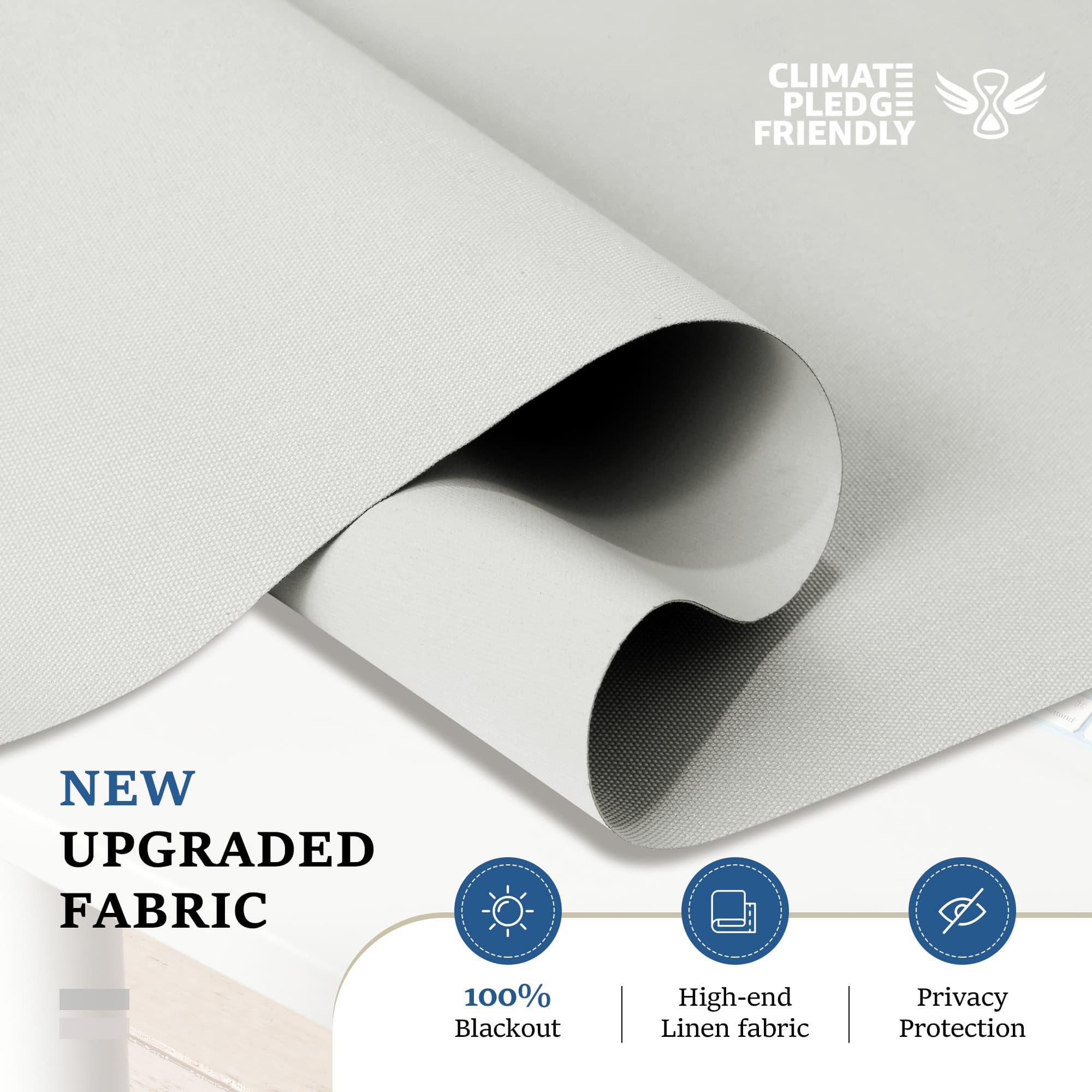 Blackout Sun Zero shades for complete darkness and sound reduction.