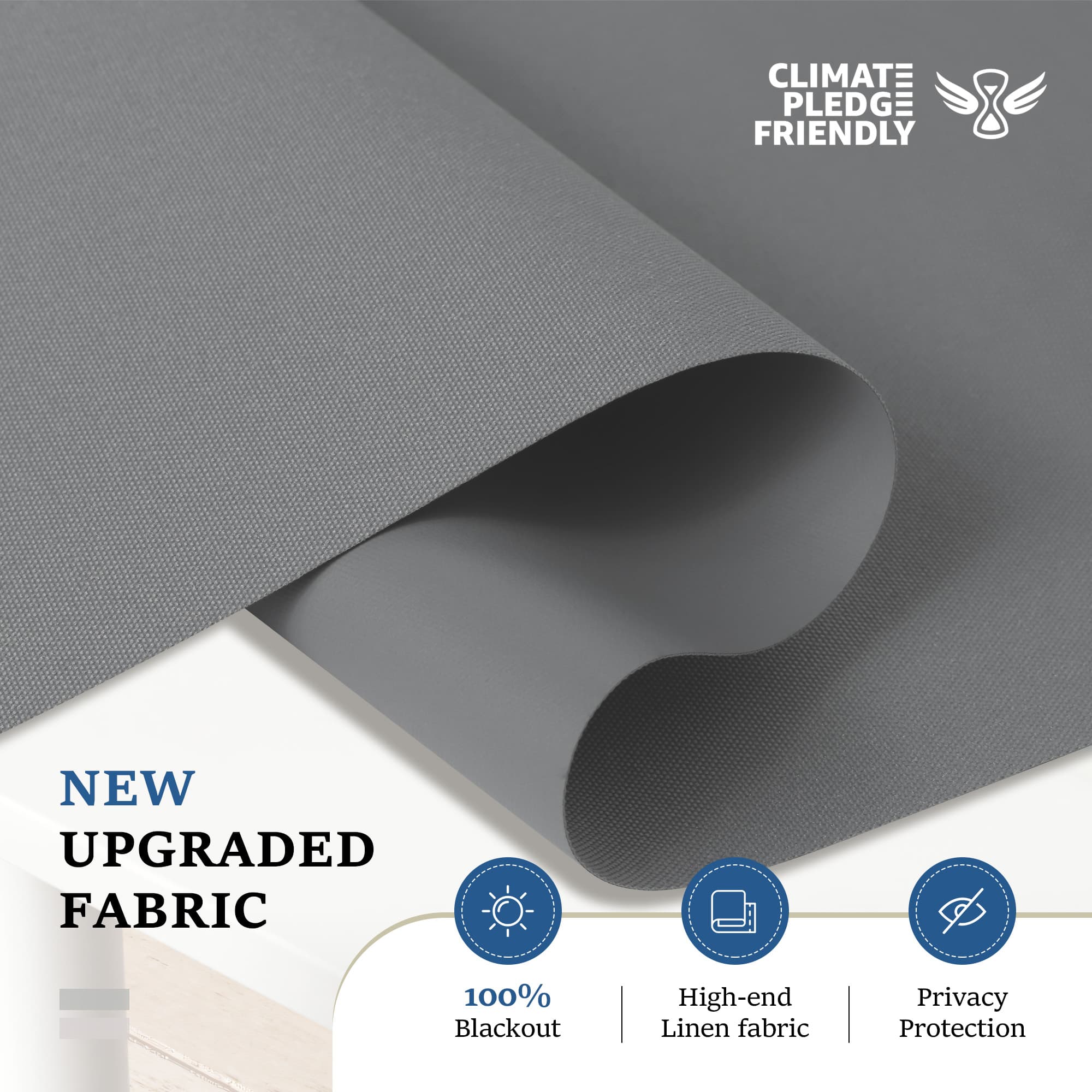 Blackout Sun Zero shades for complete darkness and sound reduction.