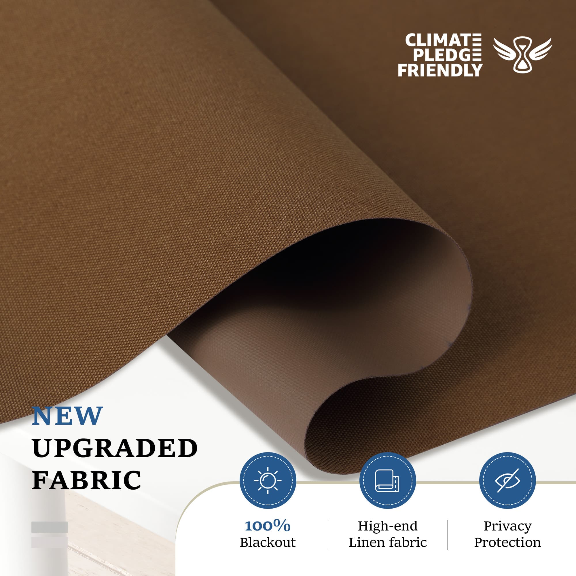 Blackout Sun Zero shades for complete darkness and sound reduction.