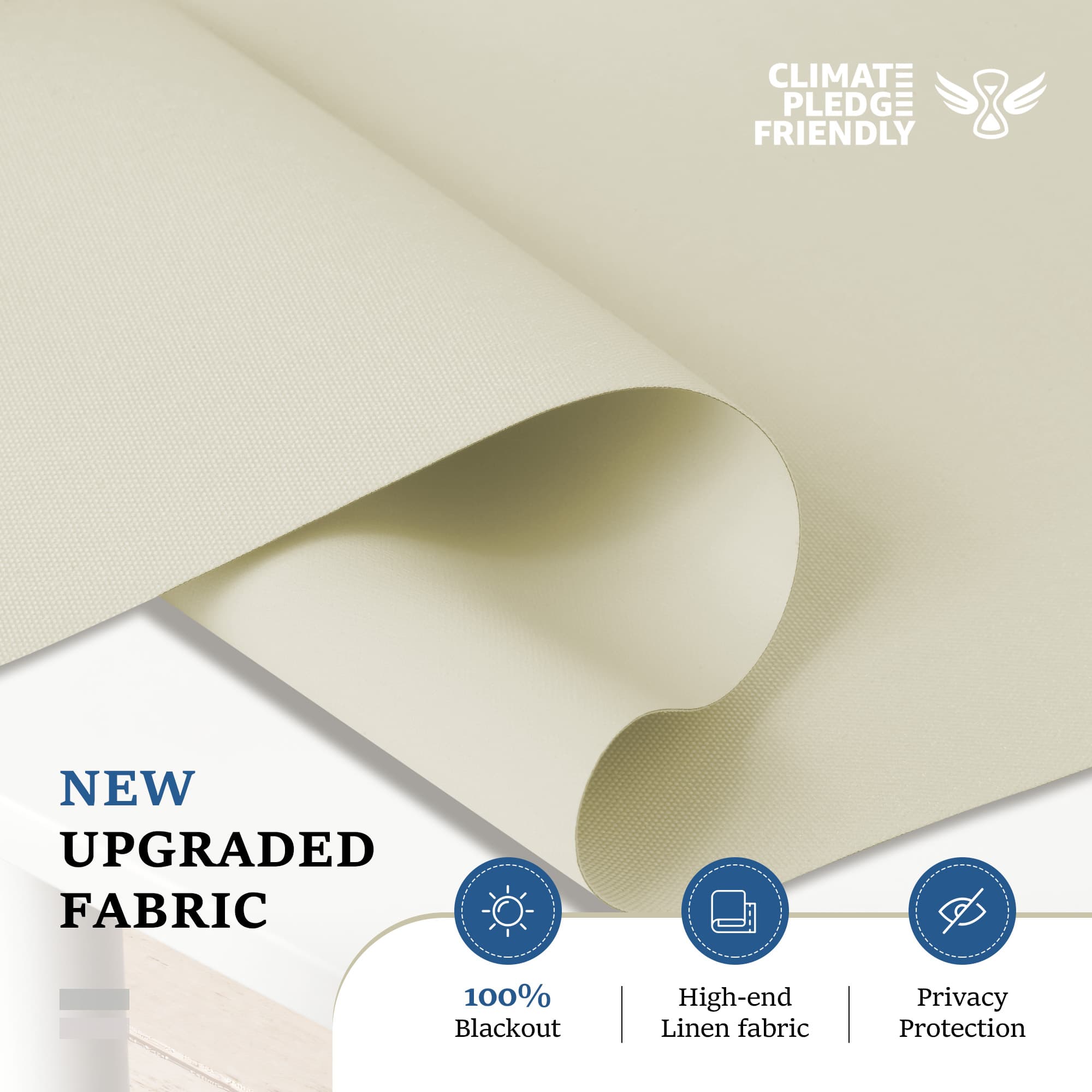 Blackout Sun Zero shades for complete darkness and sound reduction.