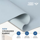 Blackout Sun Zero shades for complete darkness and sound reduction.