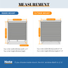 cellular shades outside mount and inside mount measurement