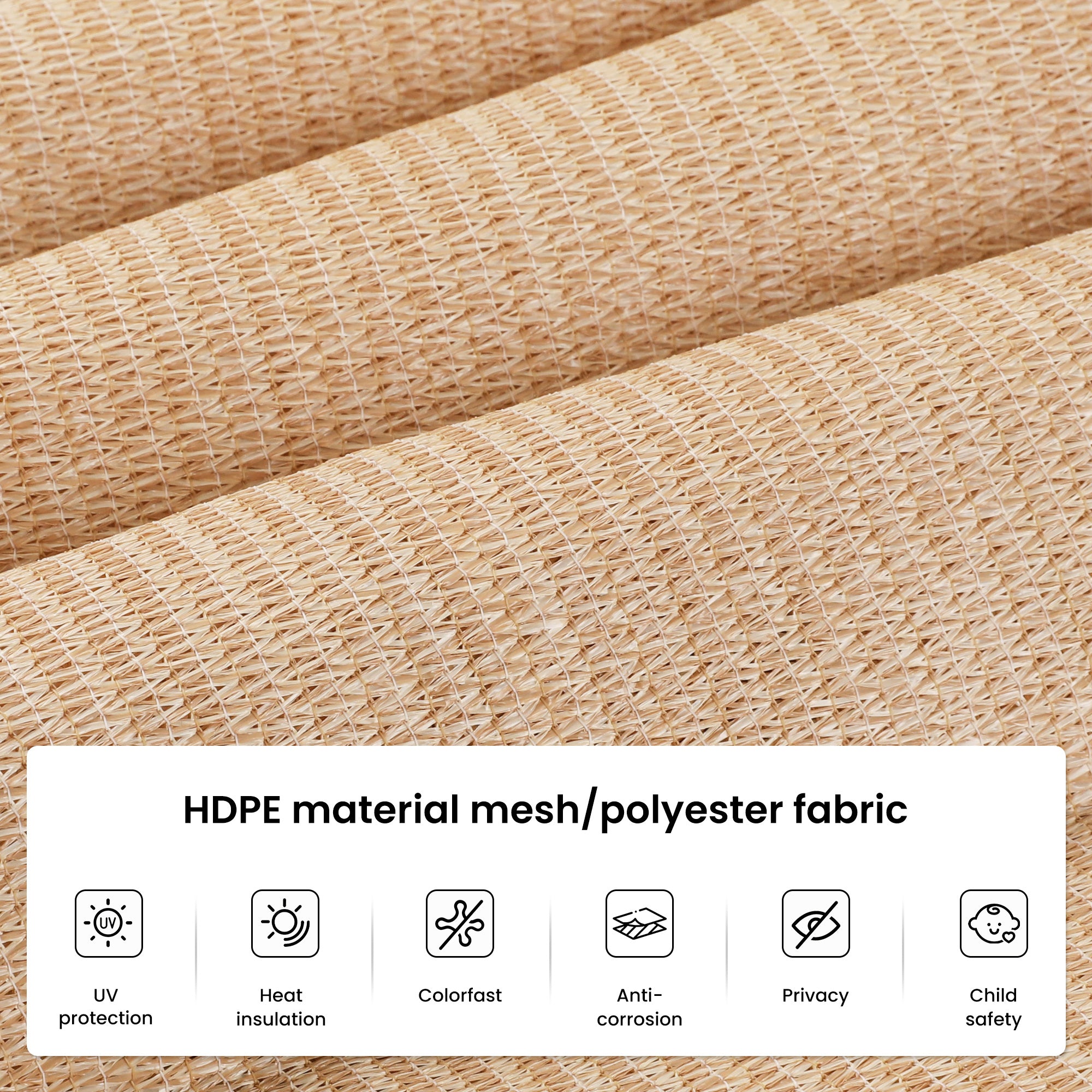 Outdoor roller sun shades provide excellent UV protection.