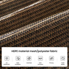 Outdoor roller sun shades provide excellent UV protection.