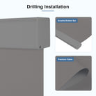 Motorized | Blackout | Rechargeable | Roller Shades | with Cassette | Colored Fabric | Customizable	image alt text