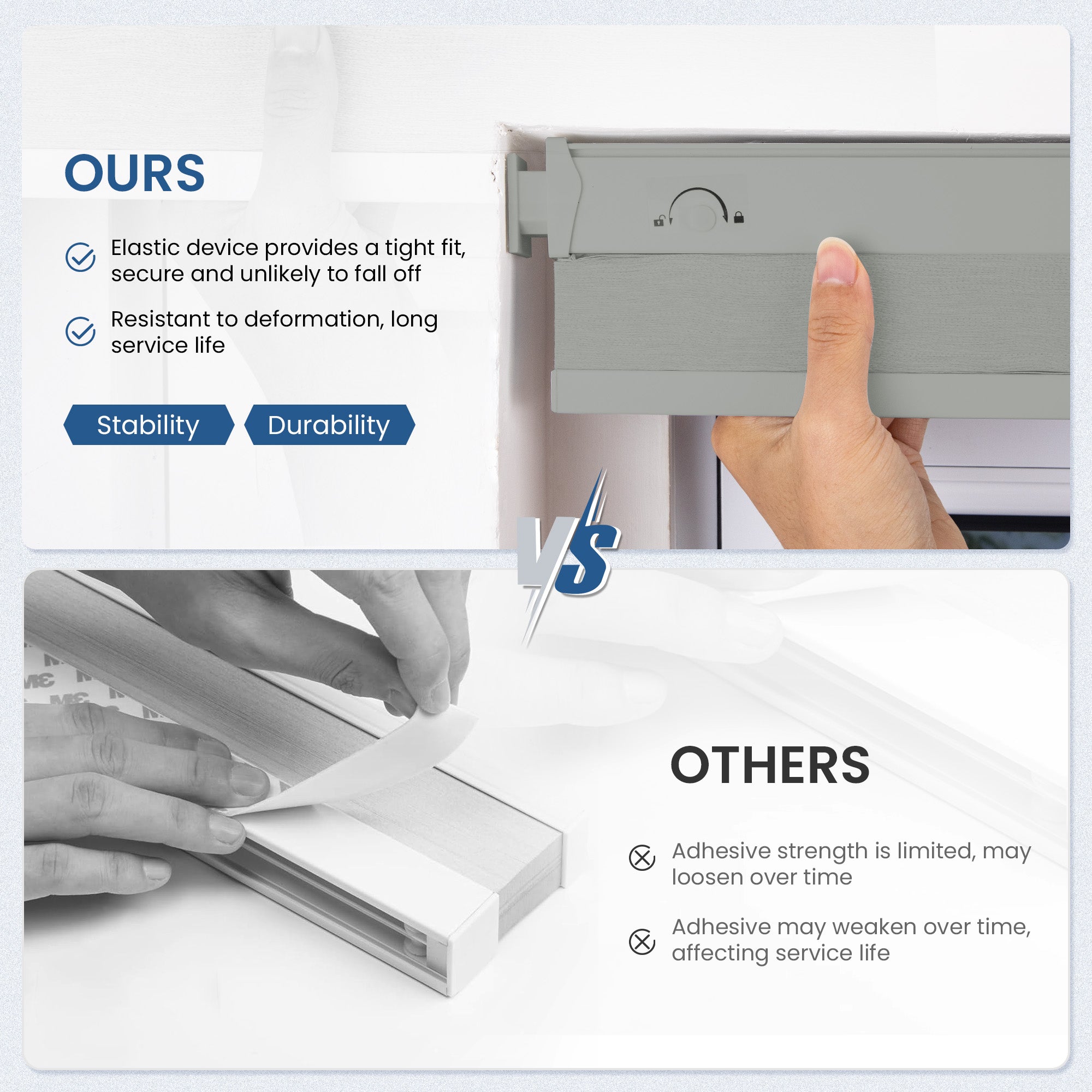 Simple, hassle-free window shades installation anyone can do.