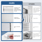 No-drill solar shades help block UV rays and reduce glare without permanent installation.