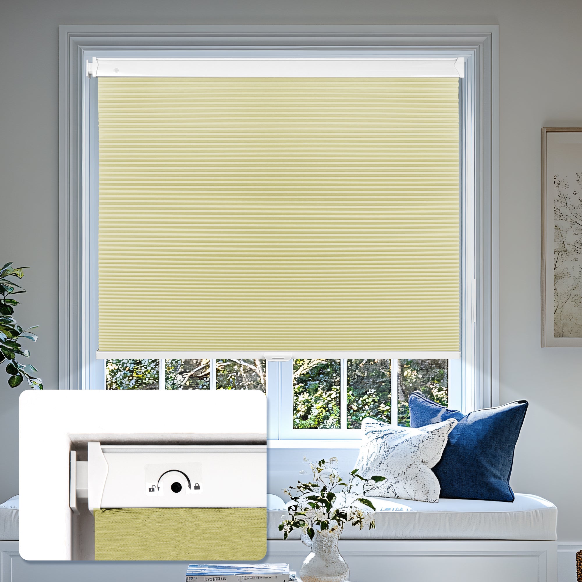 Keep your rooms cooler with window shades that effectively block heat and reduce sun glare.