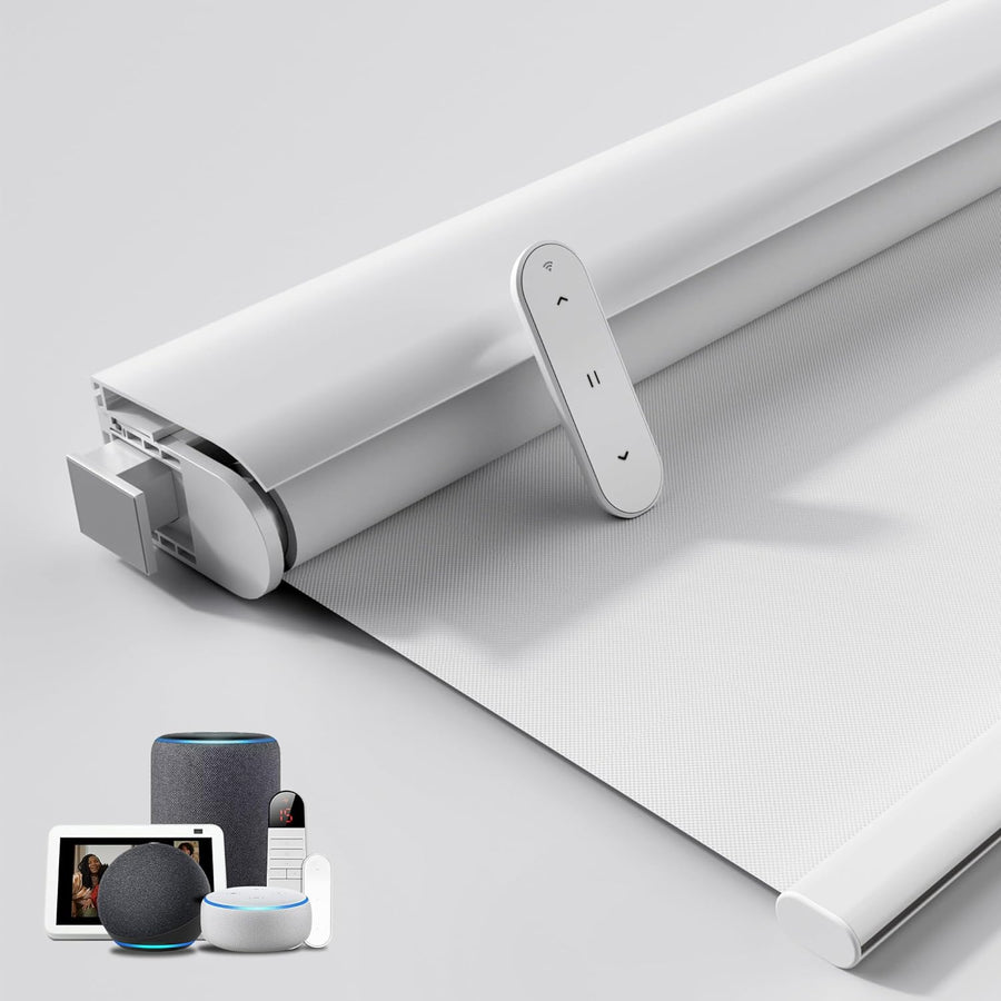 Motorized Drill-Free Roller Shade