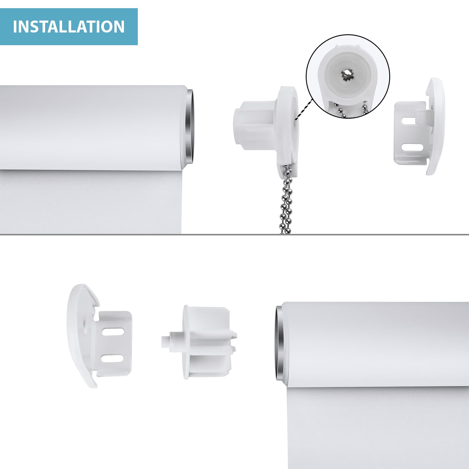 Choose window blinds that roll up for compact and easy storage when not in use.