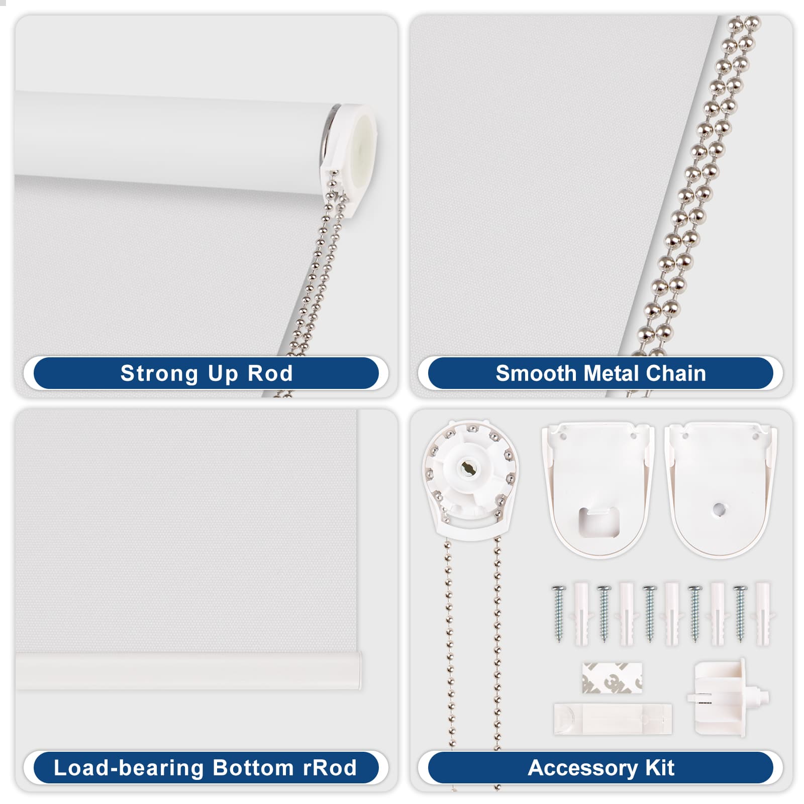 Choose window blinds that roll up for compact and easy storage when not in use.