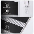 Sleek and convenient, window shades pull up offer smooth operation.