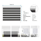 Traditional window blinds with strings are simple to adjust for light and privacy.