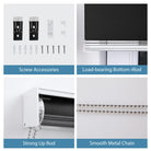 Traditional window blinds with strings are simple to adjust for light and privacy.