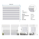 zebra double roller blinds light blocking shades