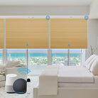 rechargeable and solar powered motorized blinds with remote control