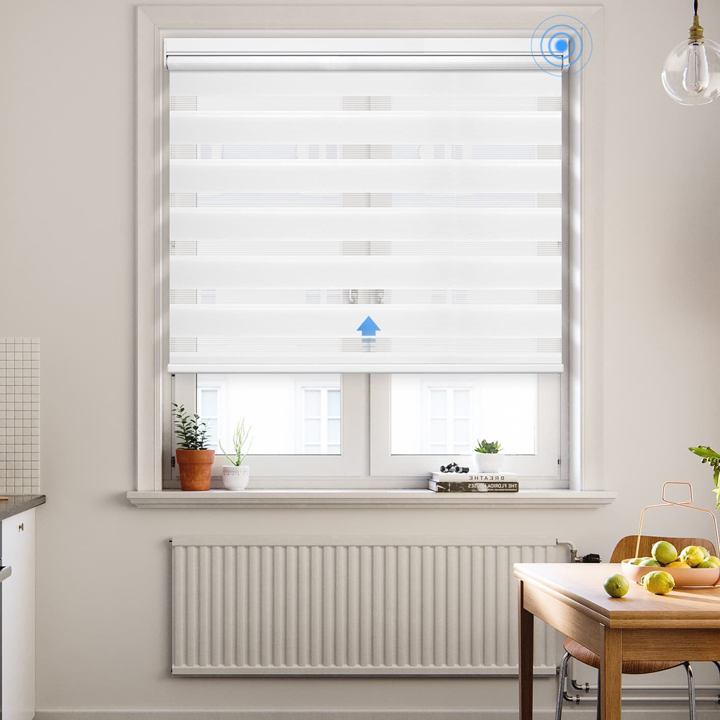 Grandekor premium electric window shades with remote combine convenience with cutting-edge technology.