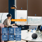custom design blinds with smart control