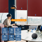 custom design blinds with smart control